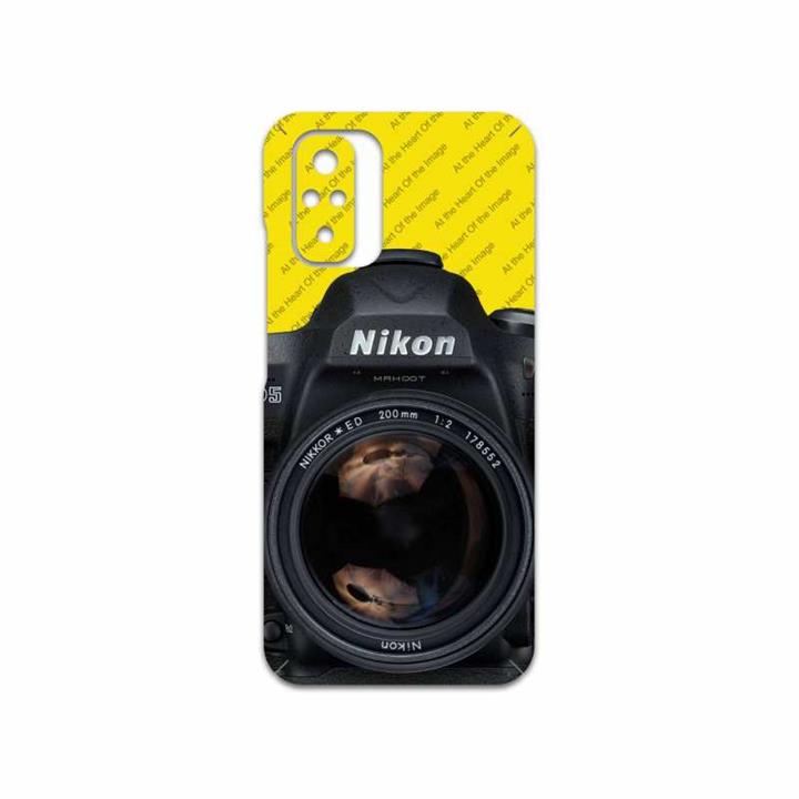 برچسب پوششی ماهوت مدل Nikon-Logo مناسب برای گوشی موبایل شیائومی Redmi Note 10 MAHOOT Nikon-Logo Cover Sticker for Xiaomi Redmi Note 10